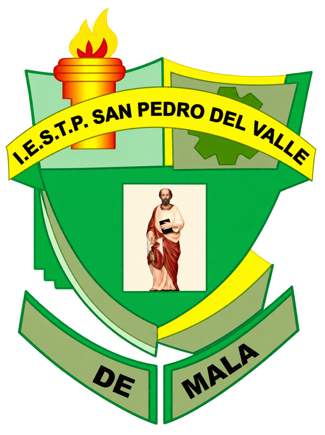 Escudo IESTP San Pedro del Valle de Mala